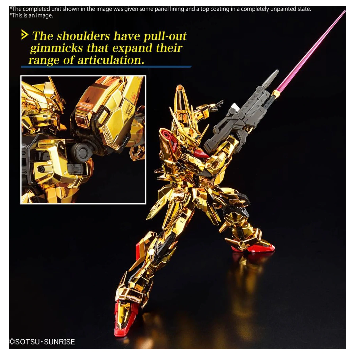 Gundam RG 1/144 Akatsuki Gundam Oowashi Unit modelová stavebnice fotografii produktu