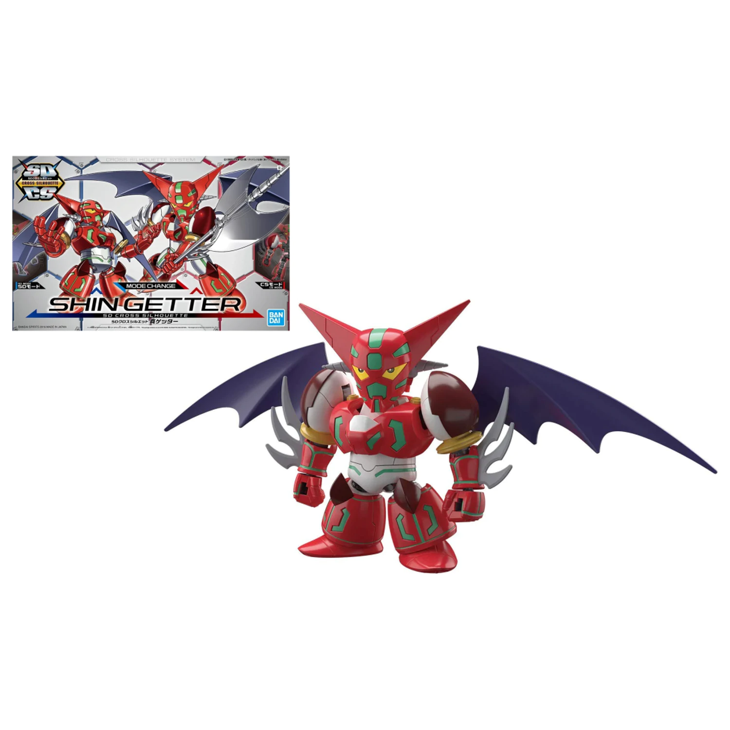 GUNDAM SD Cross Silhouette Shin Getter Model Kit fotografii produktu