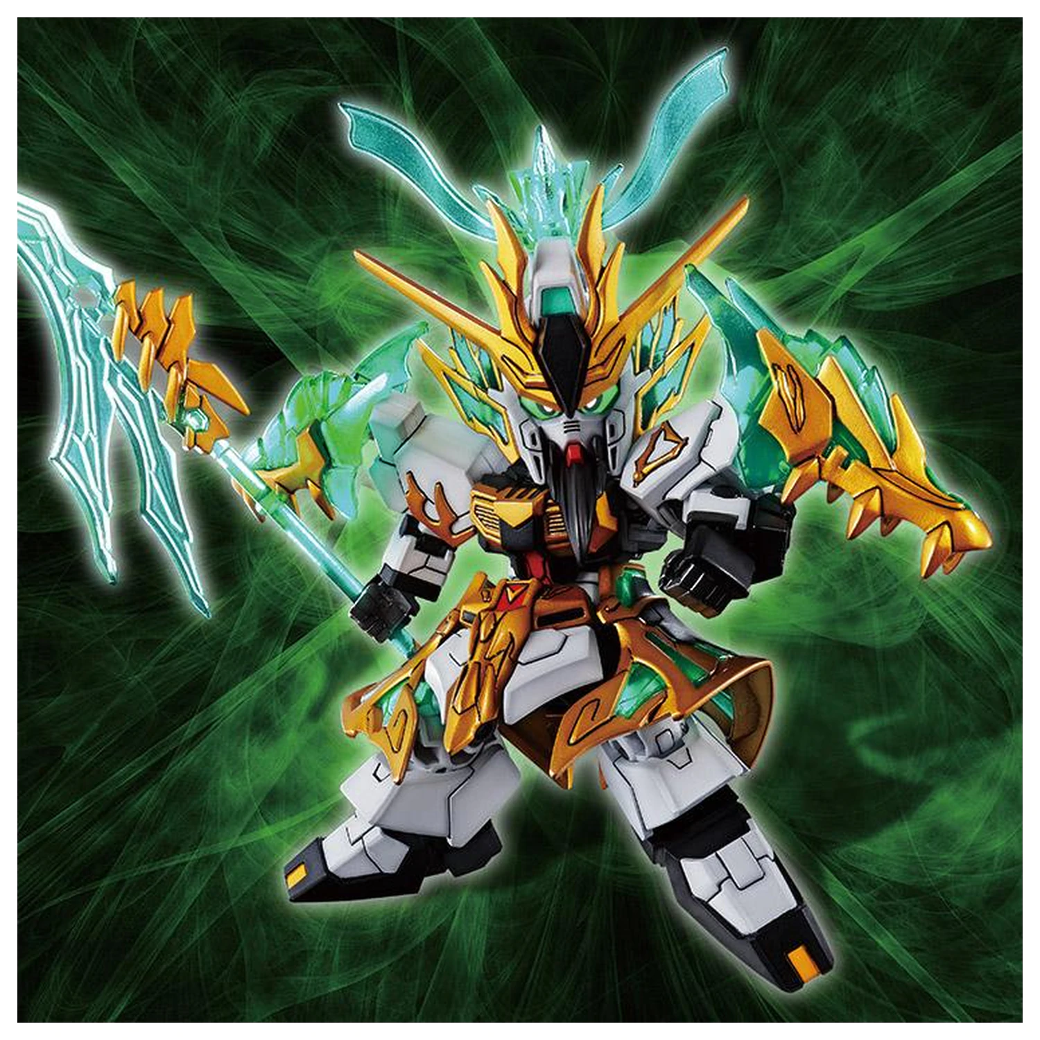 Gundam SD Sangoku Soketsuden Guan Yu Yun Chang Nu Gundam Model Kit fotografii produktu