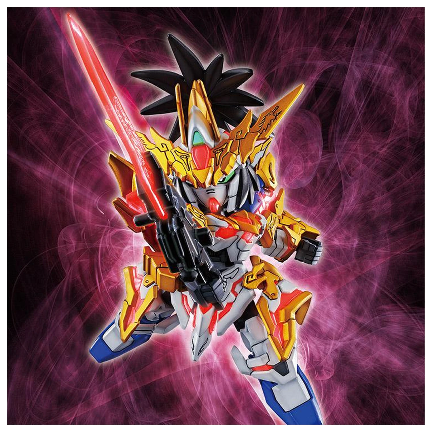 GUNDAM SD Sangoku Soketsuden Liu Bei Unicorn Gundam modelová stavebnice fotografii produktu