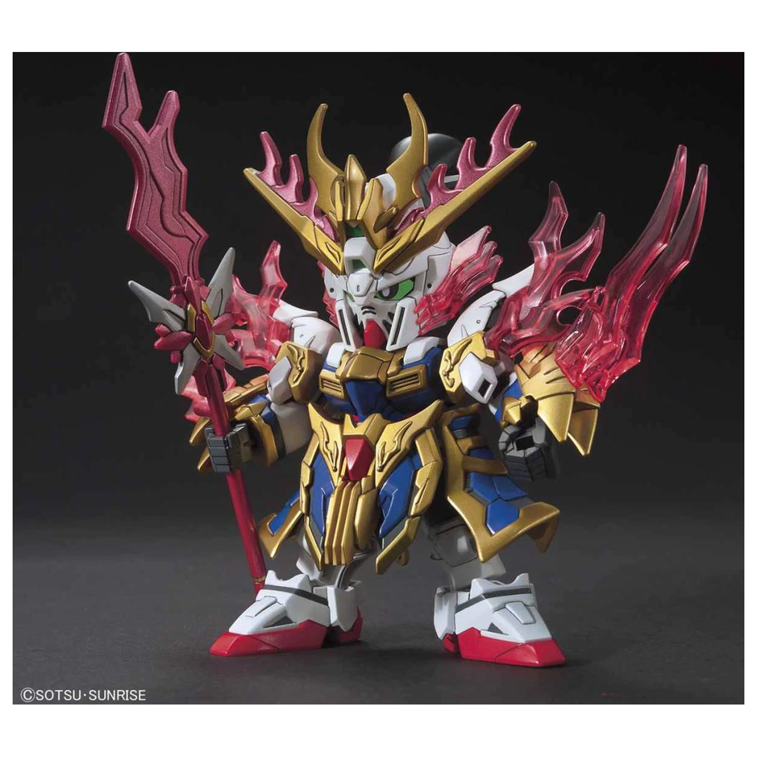 GUNDAM SD Sangoku Soketsuden Zhang Fei God Gundam Stavebnice modelu fotografii produktu