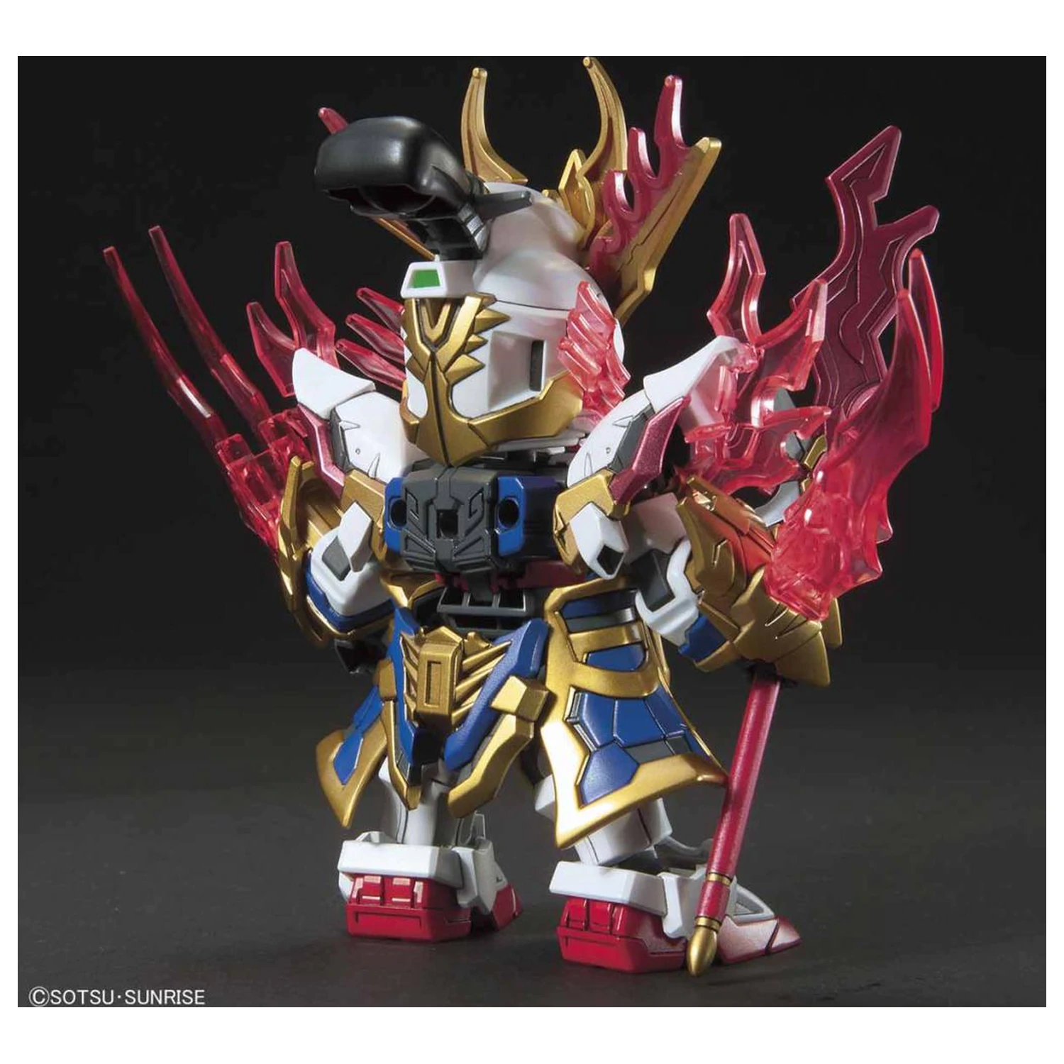 GUNDAM SD Sangoku Soketsuden Zhang Fei God Gundam Stavebnice modelu fotografii produktu