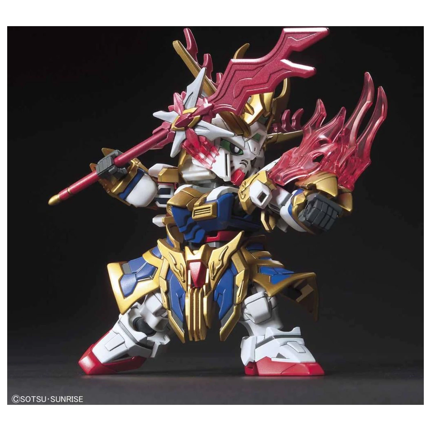GUNDAM SD Sangoku Soketsuden Zhang Fei God Gundam Stavebnice modelu fotografii produktu
