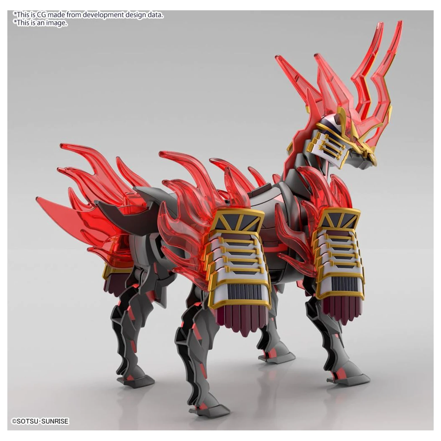 GUNDAM SDW Heroes Nobunaga's War Horse Model Kit fotografii produktu