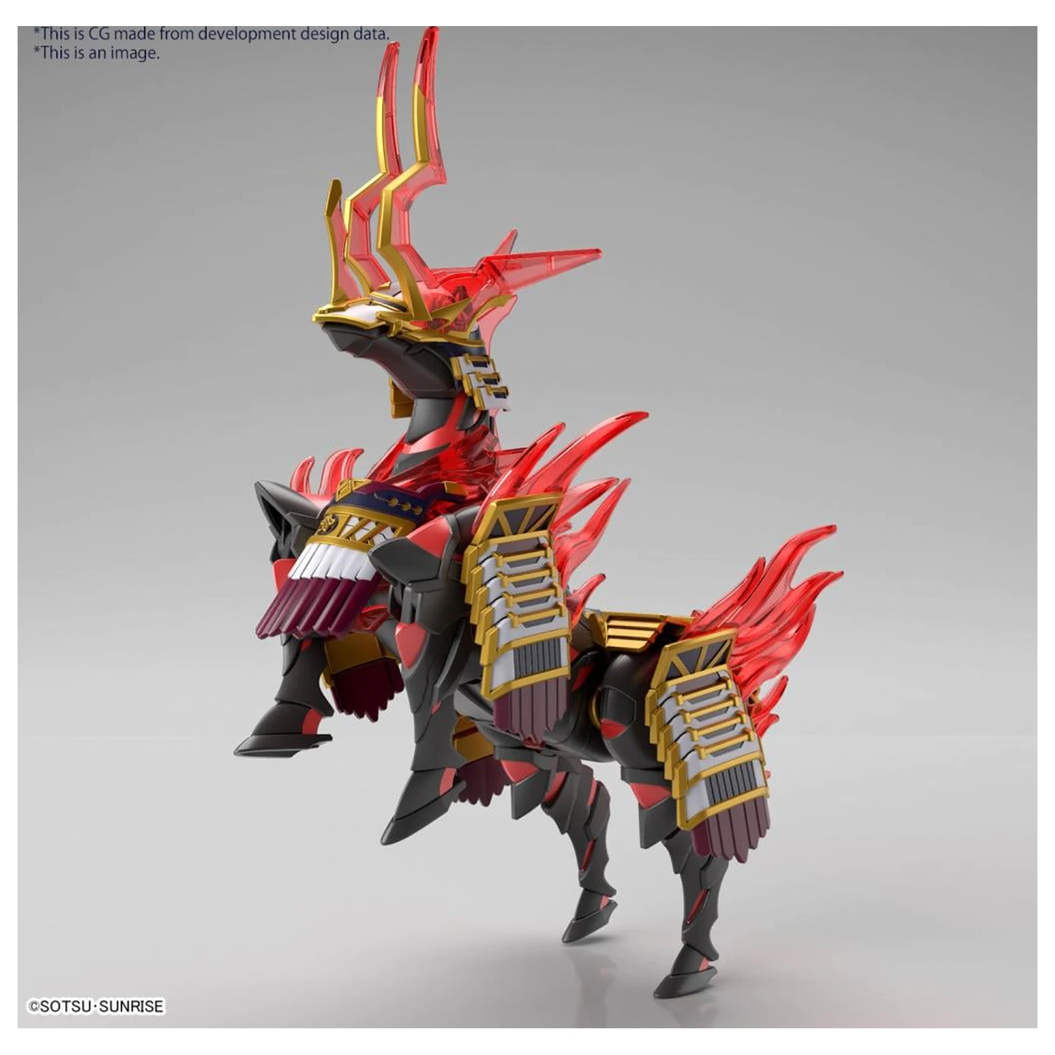 GUNDAM SDW Heroes Nobunaga's War Horse Model Kit fotografii produktu