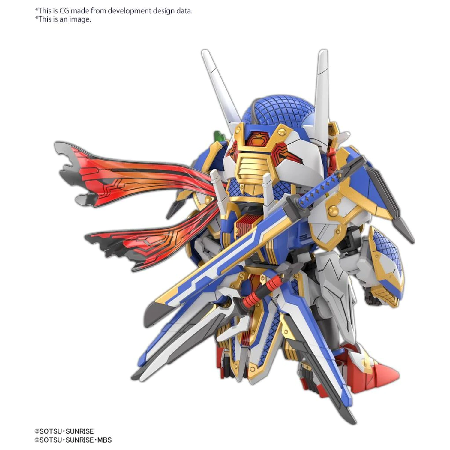 GUNDAM SDW Heroes Onmitsu Gundam Aerial Model Kit fotografii produktu