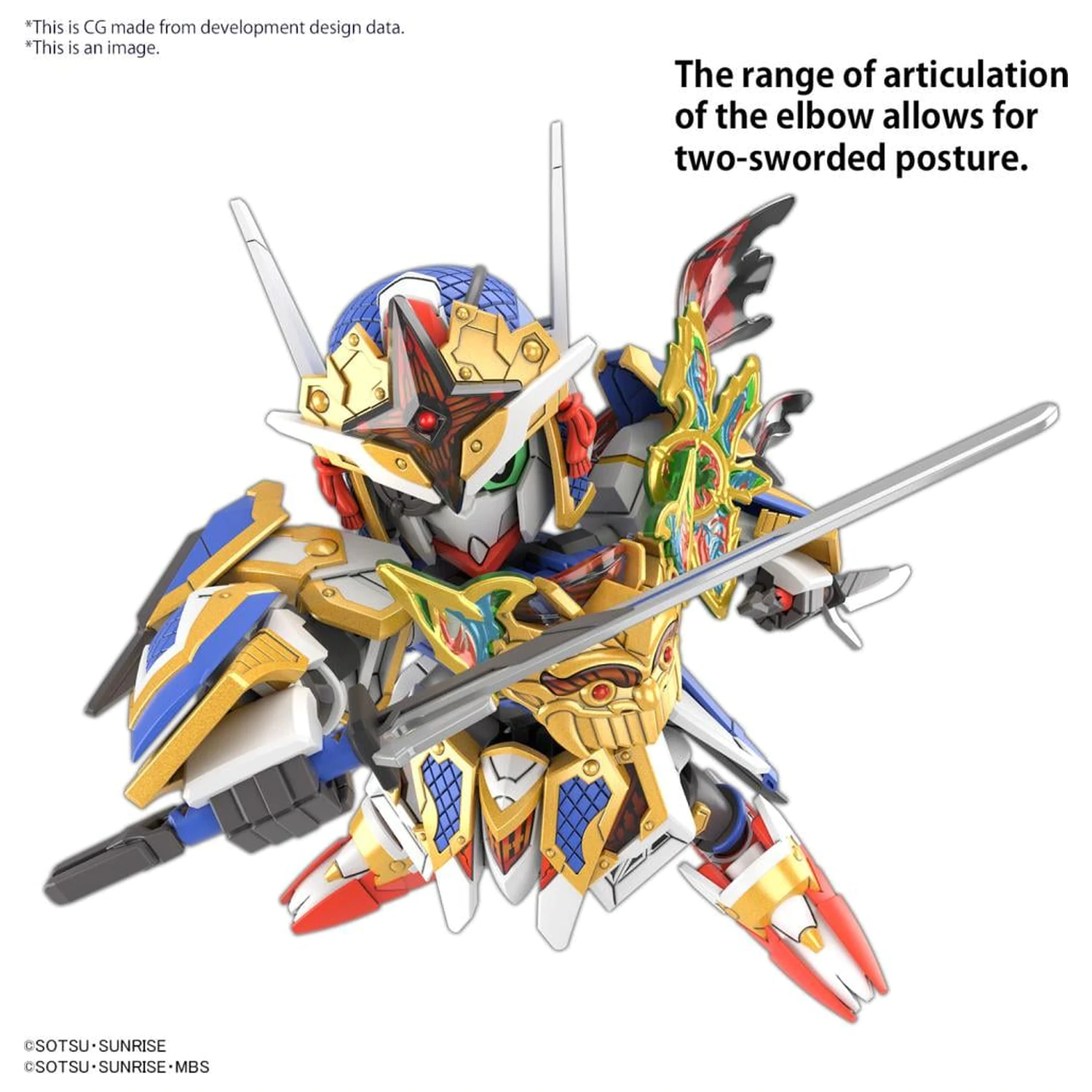 GUNDAM SDW Heroes Onmitsu Gundam Aerial Model Kit fotografii produktu