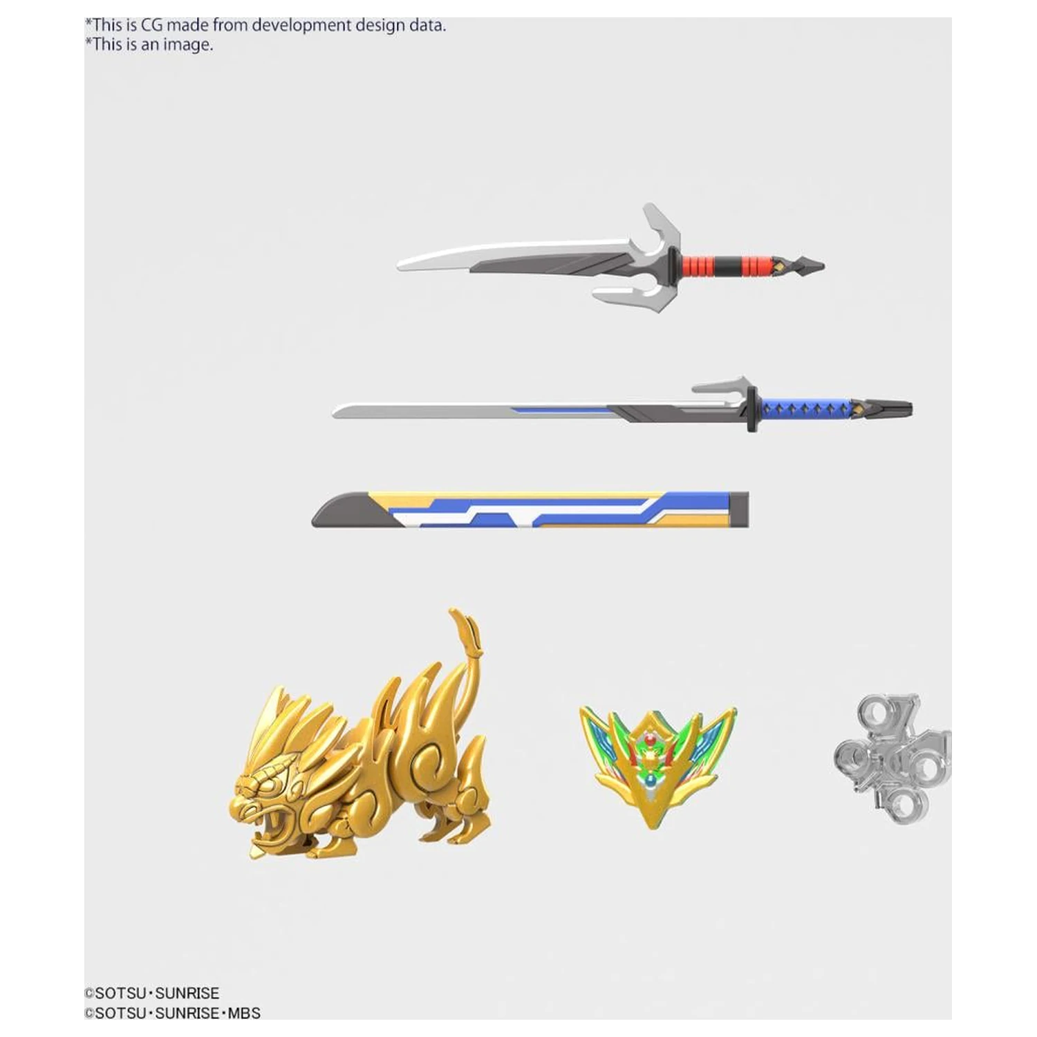GUNDAM SDW Heroes Onmitsu Gundam Aerial Model Kit fotografii produktu
