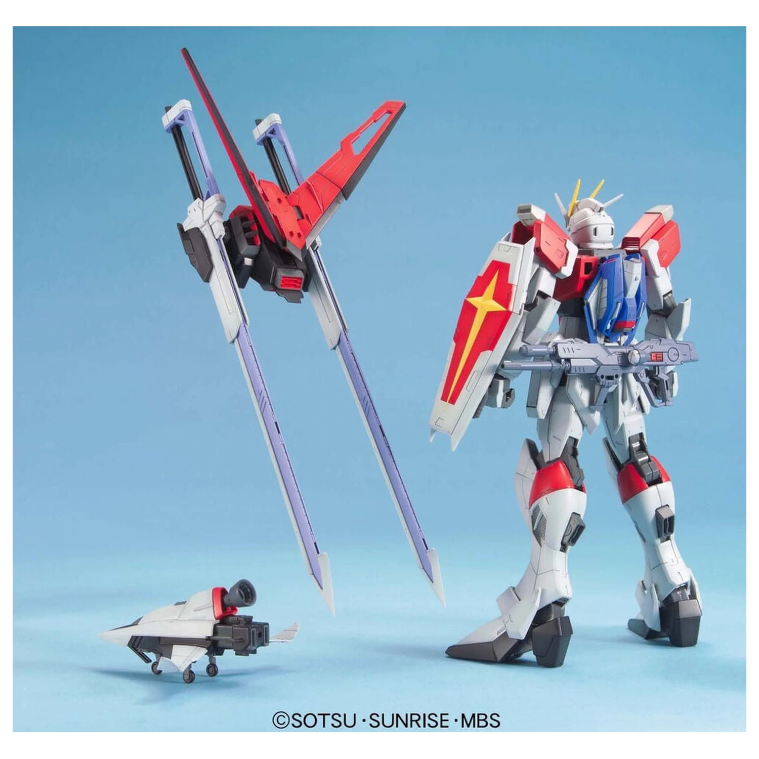 Gundam SEED Destiny ZGMF-X56S/gamma Sword Impulse Gundam Mobile Suit Model Kit MG 1/100 fotografii produktu