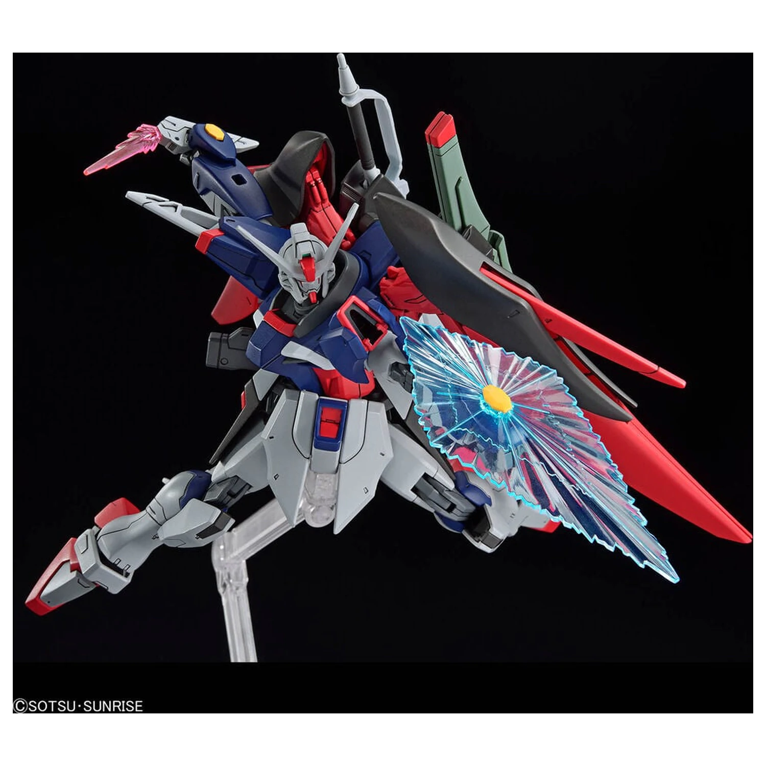 Gundam SEED Freedom ZGMF/A-262PD-P Mighty Strike Freedom Gundam Destiny Gundam II Zeus Silhouette Mobile Suit Model Kit HG 1/144 fotografii produktu