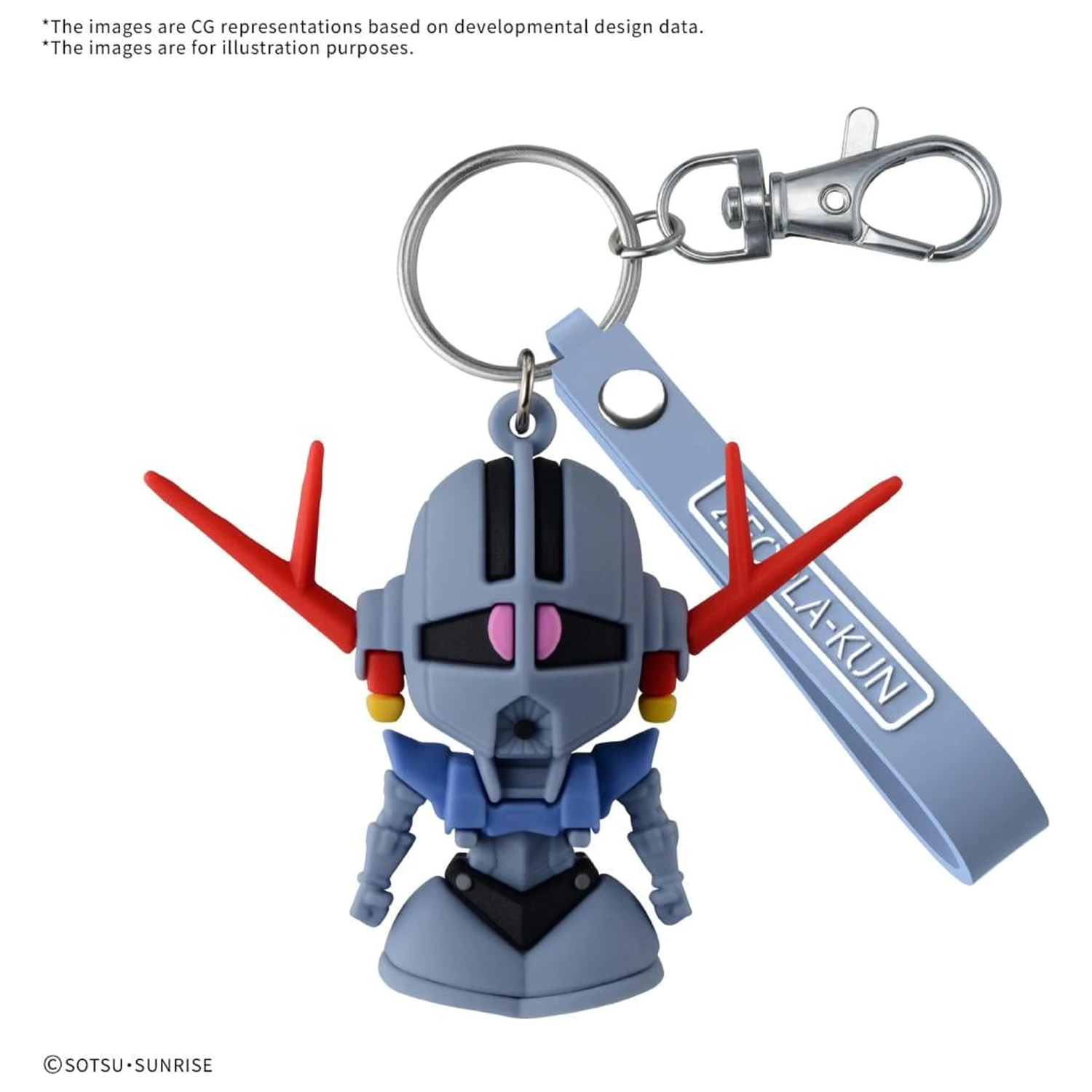 GUNDAM ZEOPLA-KUN 3D gumový přívěsek na klíče Maskot fotografii produktu