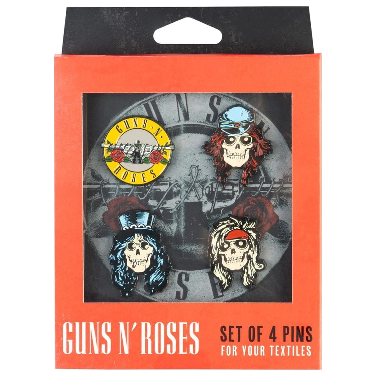 Guns N Roses sada 4 odznáčků fotografii produktu