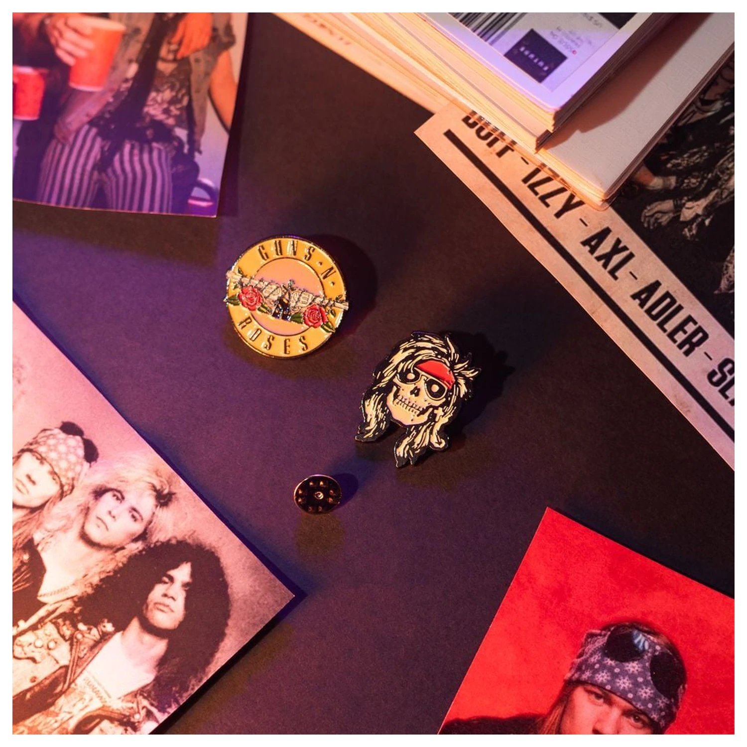 Guns N Roses sada 4 odznáčků fotografii produktu