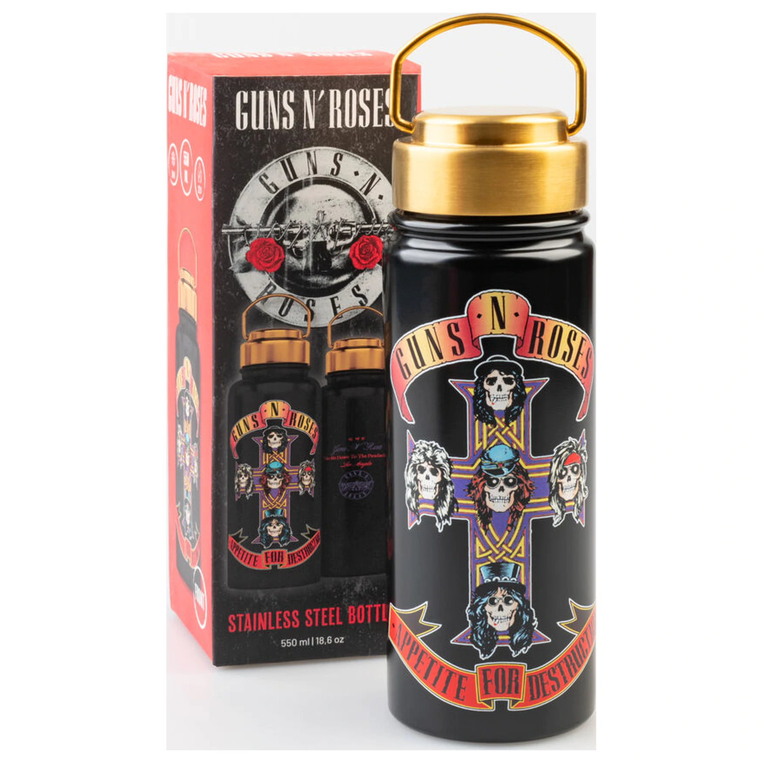 Guns N Roses nerezová láhev 500ml fotografii produktu
