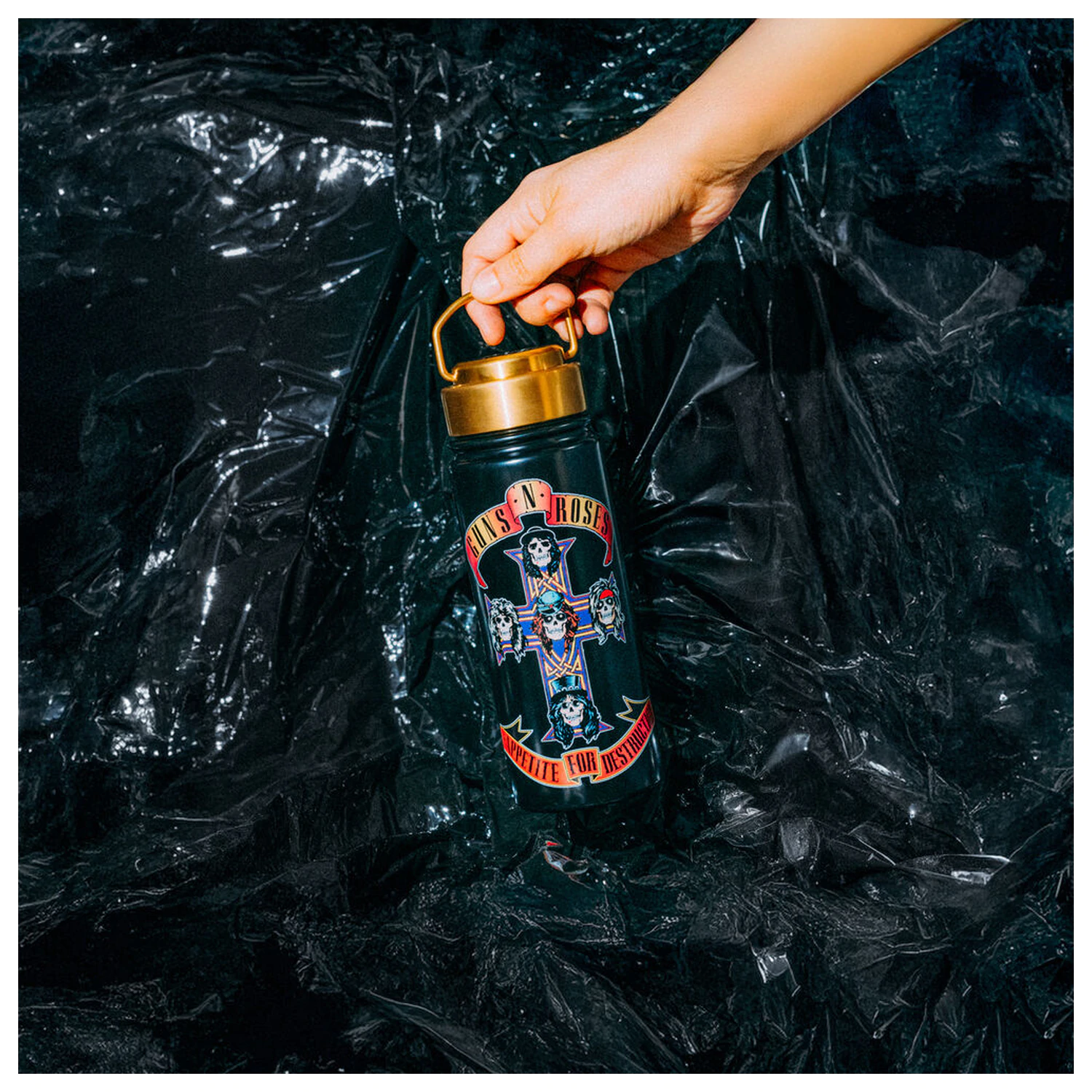 Guns N Roses nerezová láhev 500ml fotografii produktu