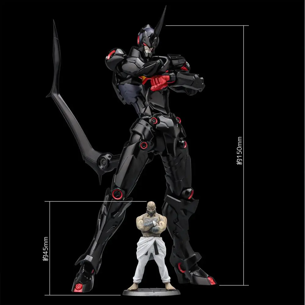 Gurren Lagann PLAIOBOT Plastová modelová stavebnice Lazengann 15 cm fotografii produktu