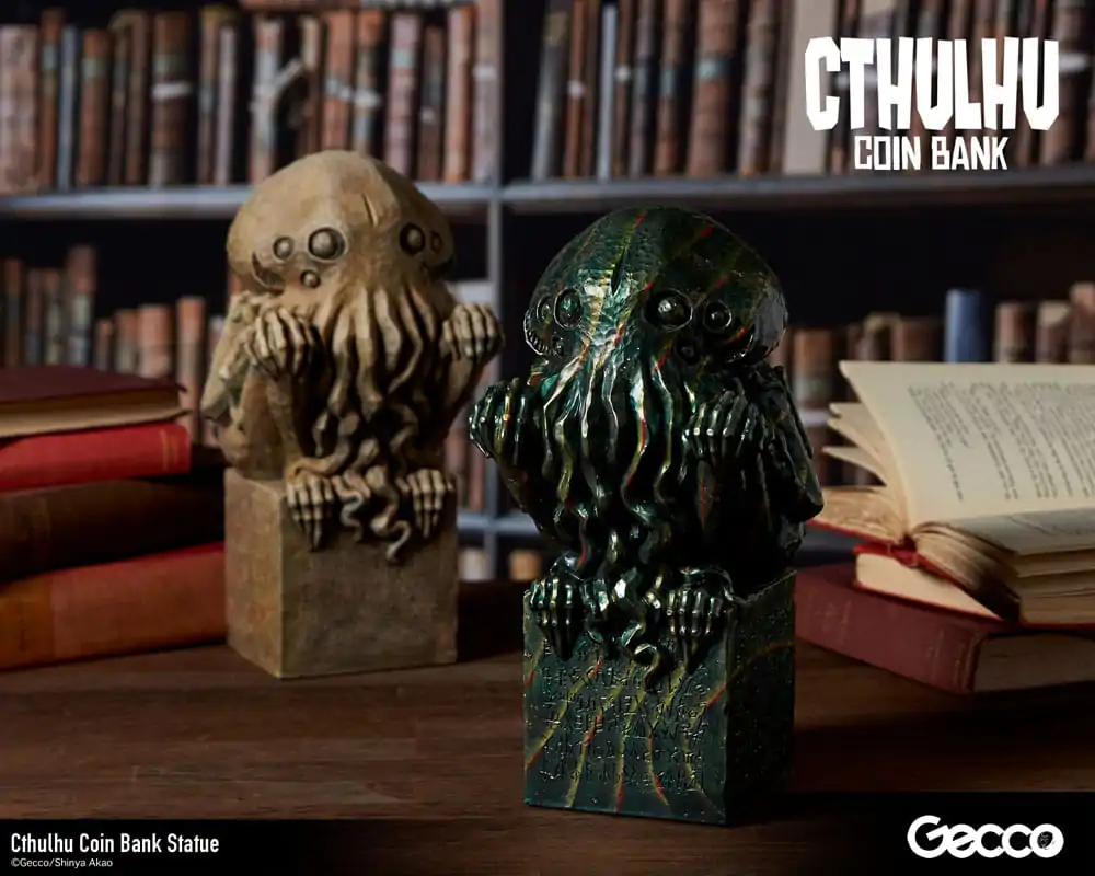 H.P. Lovecraft Cthulhu Mythos pokladnička soška Cthulhu (Original Color) 24 cm fotografii produktu