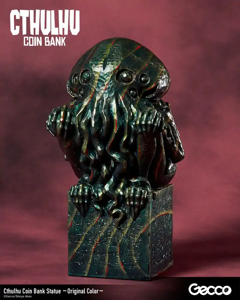 H.P. Lovecraft Cthulhu Mythos pokladnička soška Cthulhu (Original Color) 24 cm fotografii produktu