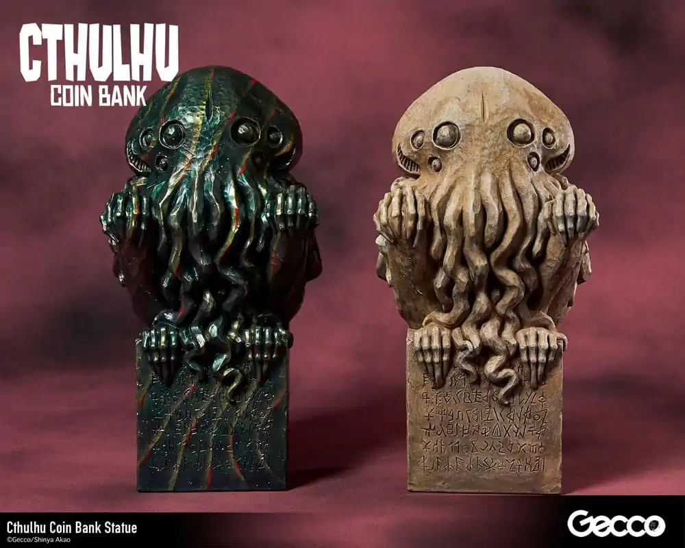 H.P. Lovecraft Cthulhu Mythos Coin Bank Socha Cthulhu (Stone Color) 24 cm fotografii produktu