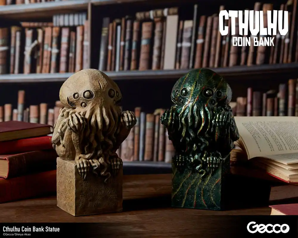 H.P. Lovecraft Cthulhu Mythos Coin Bank Socha Cthulhu (Stone Color) 24 cm fotografii produktu