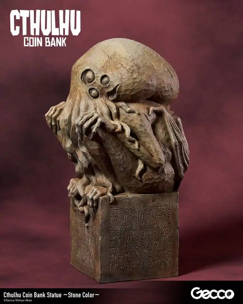 H.P. Lovecraft Cthulhu Mythos Coin Bank Socha Cthulhu (Stone Color) 24 cm fotografii produktu