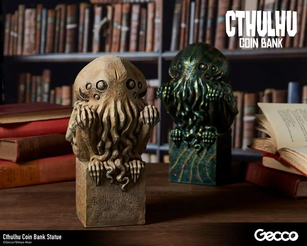 H.P. Lovecraft Cthulhu Mythos Coin Bank Socha Cthulhu (Stone Color) 24 cm fotografii produktu