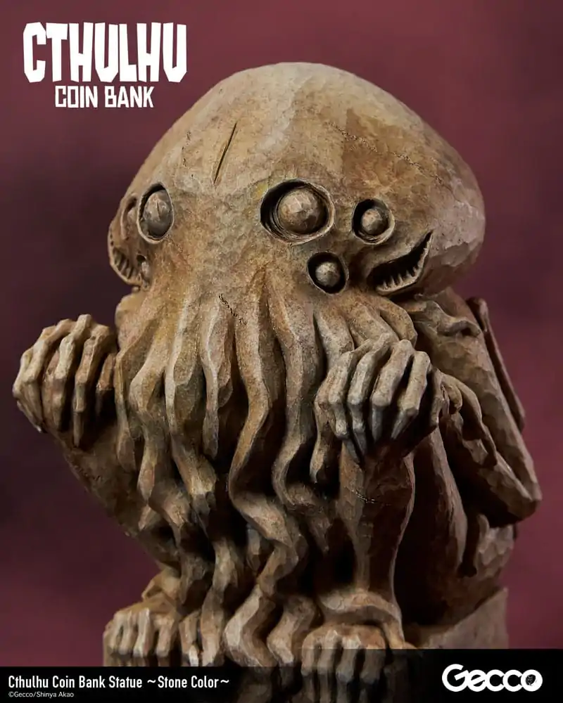 H.P. Lovecraft Cthulhu Mythos Coin Bank Socha Cthulhu (Stone Color) 24 cm fotografii produktu