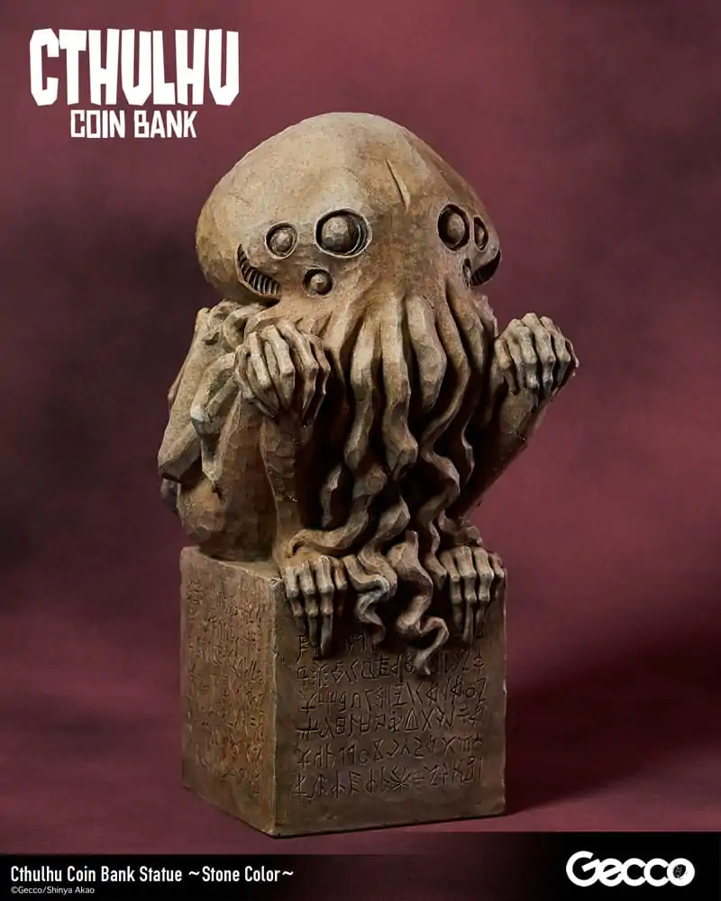 H.P. Lovecraft Cthulhu Mythos Coin Bank Socha Cthulhu (Stone Color) 24 cm fotografii produktu