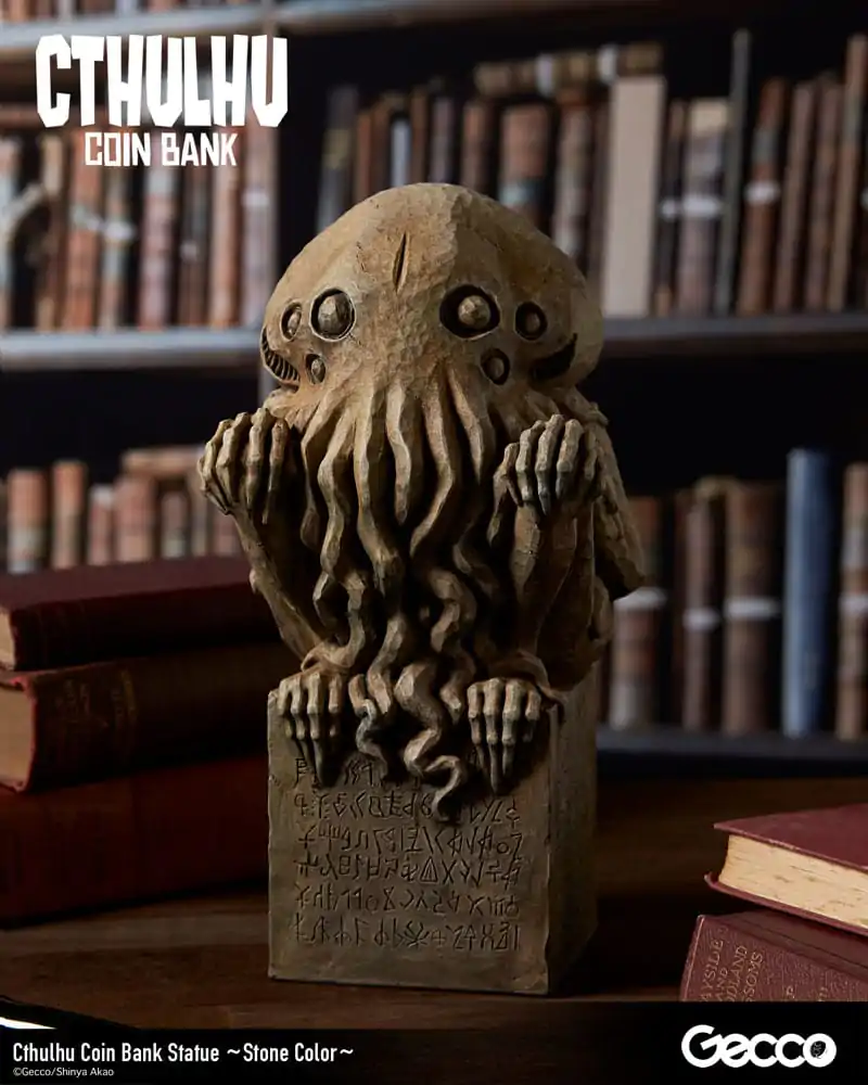 H.P. Lovecraft Cthulhu Mythos Coin Bank Socha Cthulhu (Stone Color) 24 cm fotografii produktu