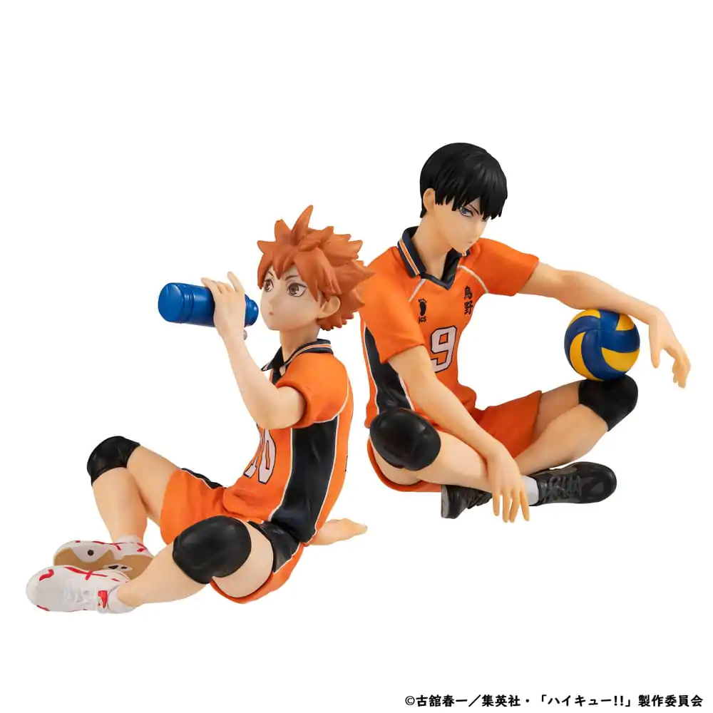 Haikyu!! G.E.M. Series PVC socha Atsumu Shoyo Hinata Second Uniform Ver. Palm Size 9 cm fotografii produktu