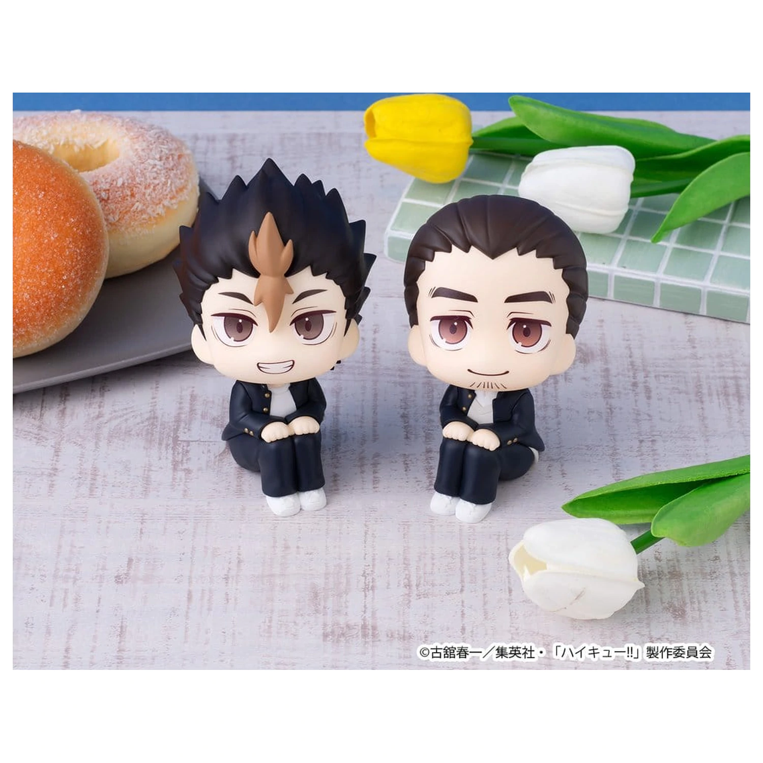 Haikyu!! Look Up PVC Figurky, balení 2 kusů Yu Nishinoya & Asahi Azumane 11 cm (s dárkem) fotografii produktu