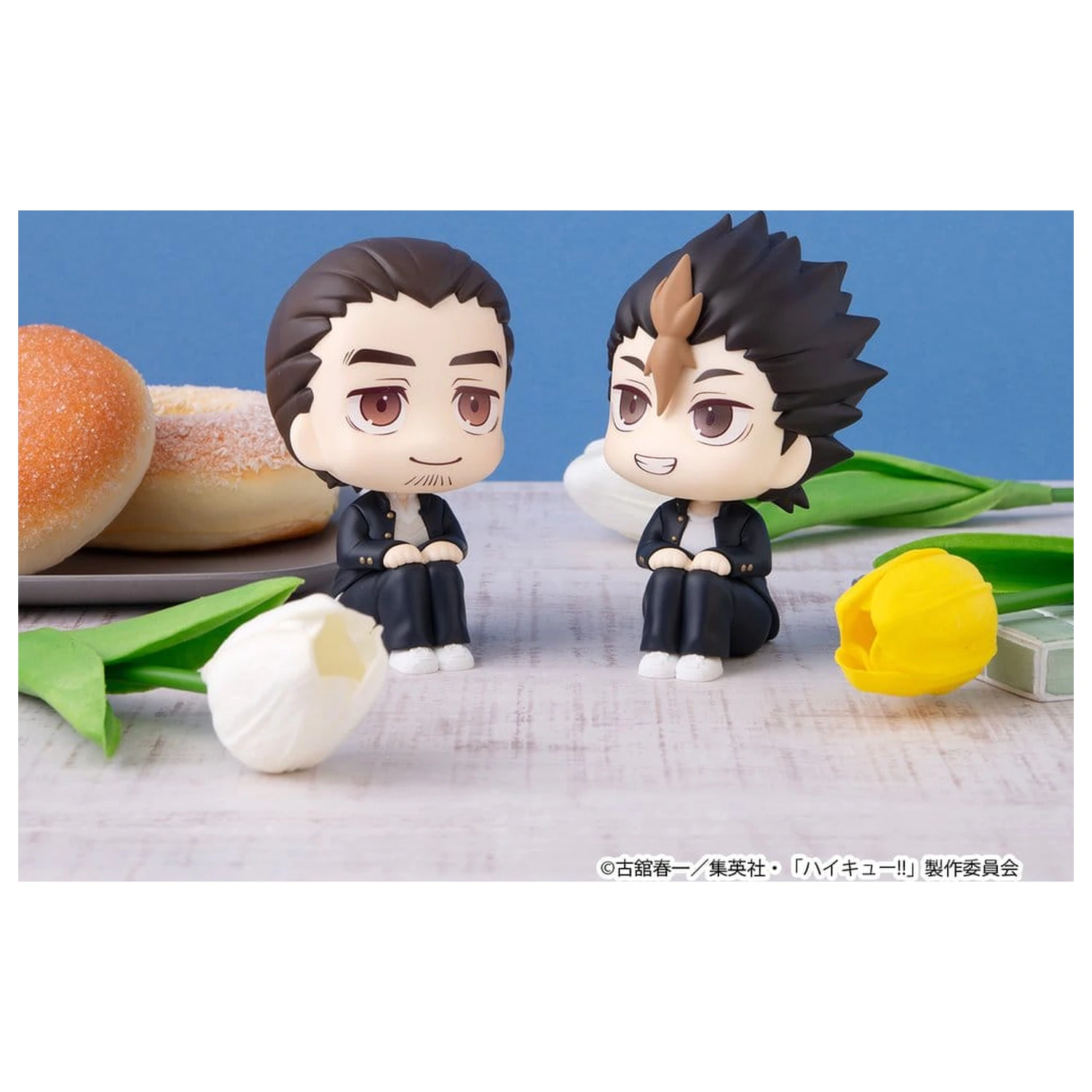Haikyu!! Look Up PVC Figurky, balení 2 kusů Yu Nishinoya & Asahi Azumane 11 cm (s dárkem) fotografii produktu