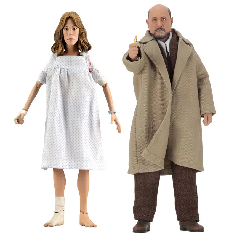 Halloween 2 Retro akční figurka balení 2 kusů Doctor Loomis & Laurie Strode 20 cm fotografii produktu