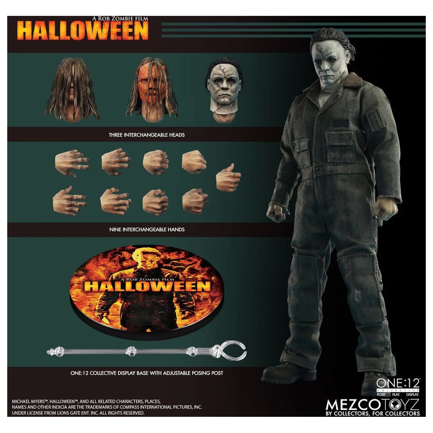 Halloween (2007) One:12 Collective akční figurka 1/12 Michael Myers 17 cm fotografii produktu