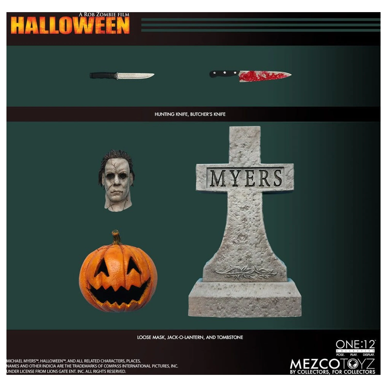 Halloween (2007) One:12 Collective akční figurka 1/12 Michael Myers 17 cm fotografii produktu