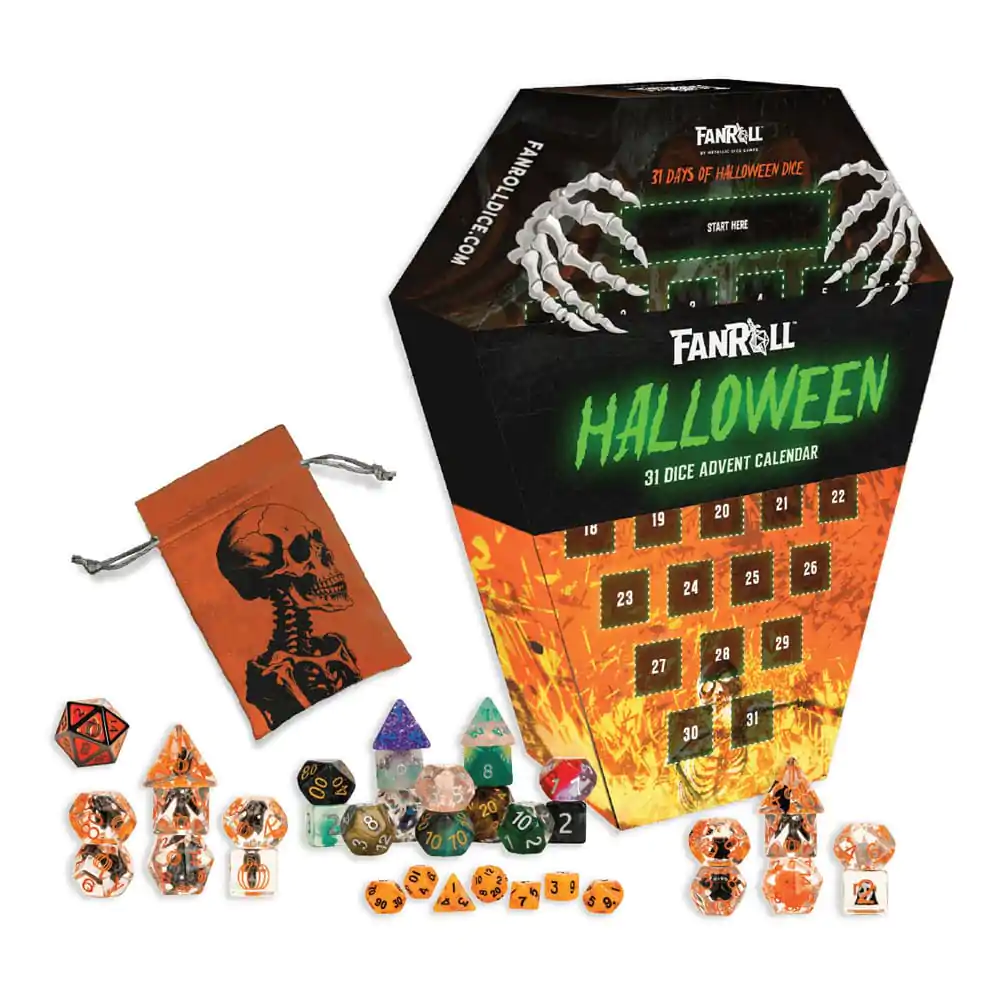 Halloweenský adventní kalendář 31 Days Dice Goblin fotografii produktu
