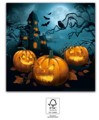 Halloween Sensations ubrousky 20 ks 33x33 cm FSC fotografii produktu