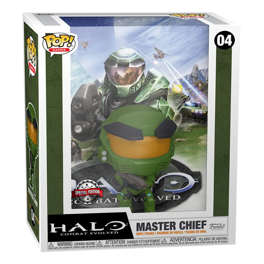 Halo POP! Game Cover vinylová figurka Master Chief 9 cm fotografii produktu