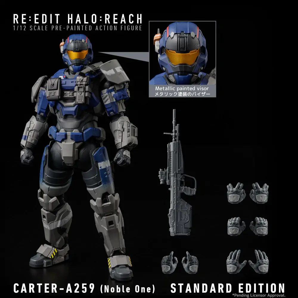 Halo:Reach Action Figure 1/12 Carter-A259 (Noble one) 17 cm Akční figurka fotografii produktu