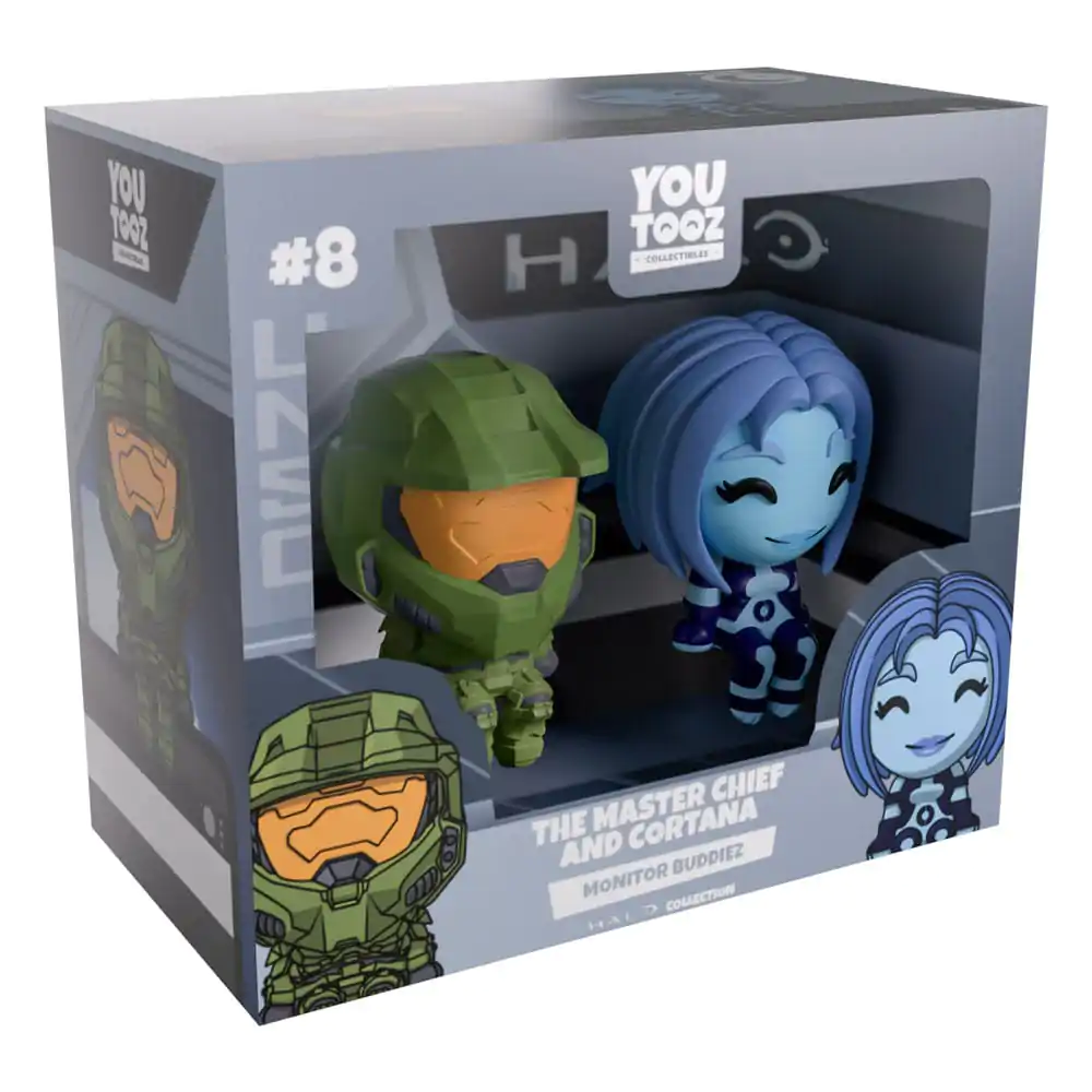 Halo Vinylové Figurky The Master Chief & Cortana Monitor Buddiez fotografii produktu