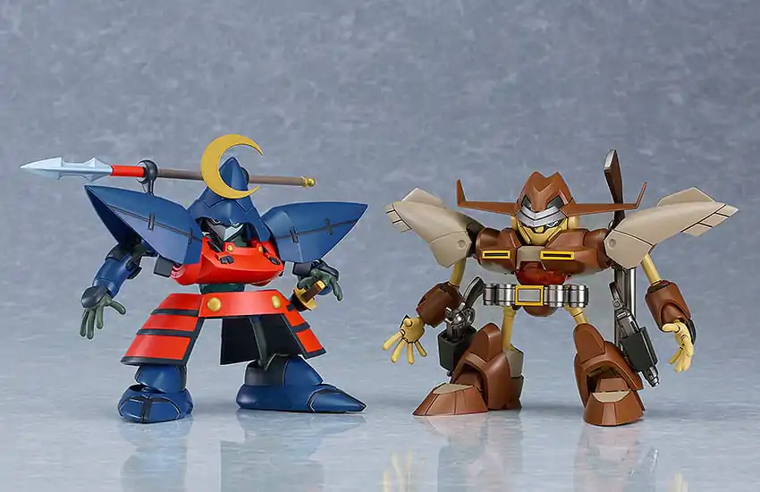 Hao Taikei Ryu Knight Moderoid Sestavitelná plastiková modelová sada kolekce série: 3 Hayatmaru & Delingar 10 cm fotografii produktu