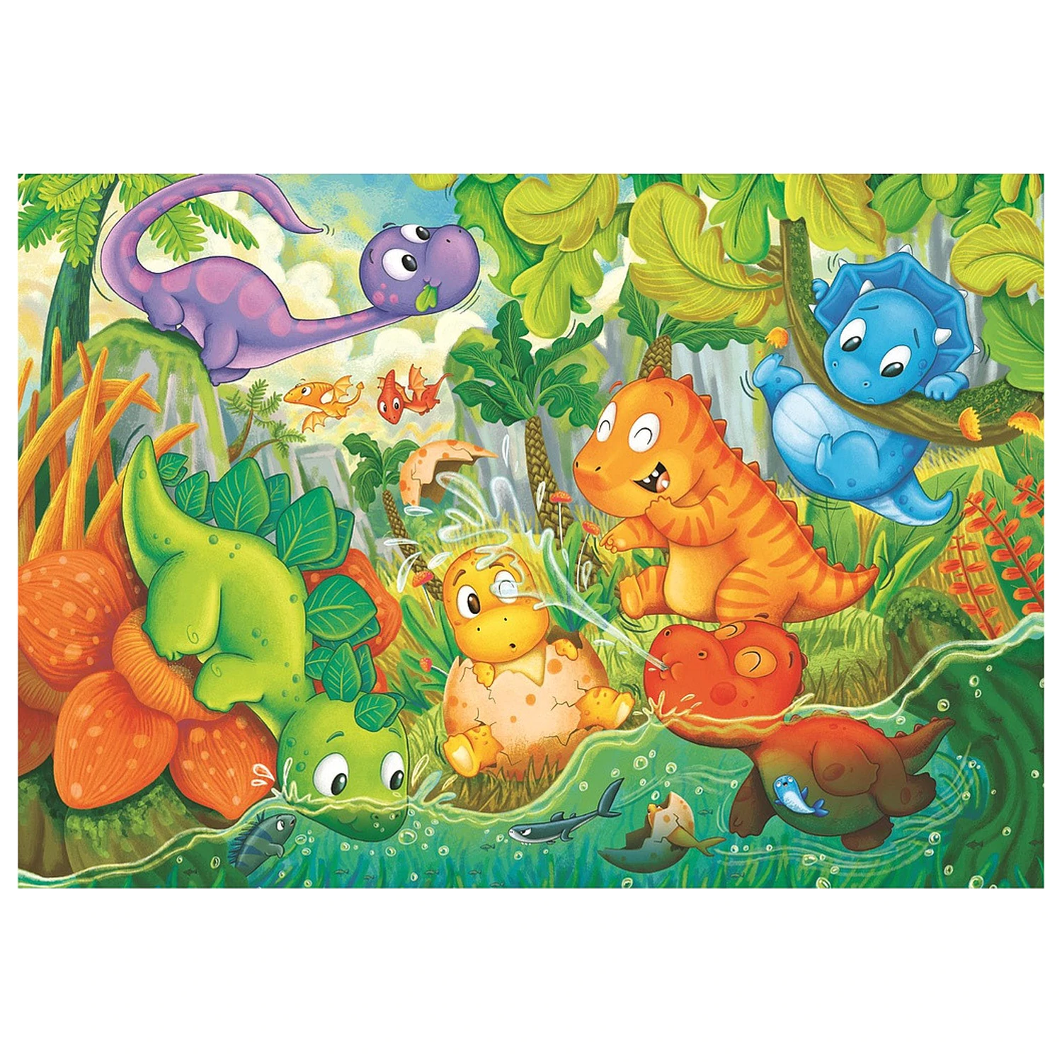 Happy Oasis 24dílné maxi puzzle Clementoni fotografii produktu