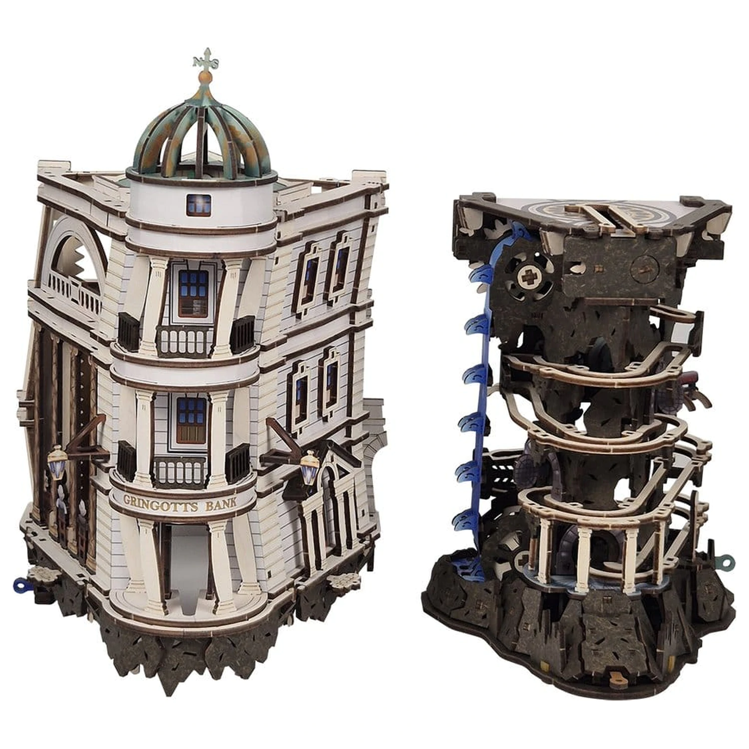 Harry Potter 3D dřevěné puzzle Gringotts Bank Marble Run fotografii produktu