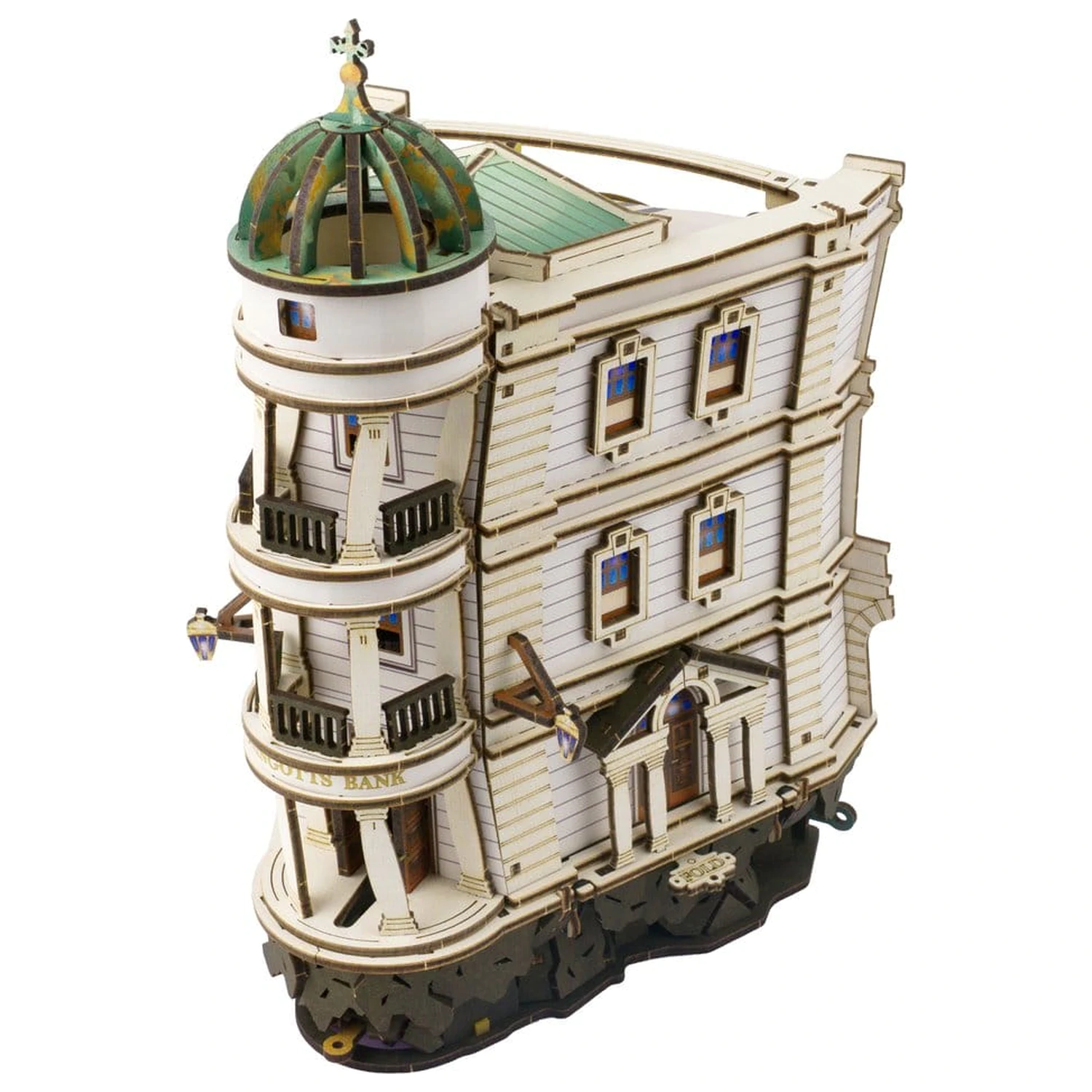 Harry Potter 3D dřevěné puzzle Gringotts Bank Marble Run fotografii produktu