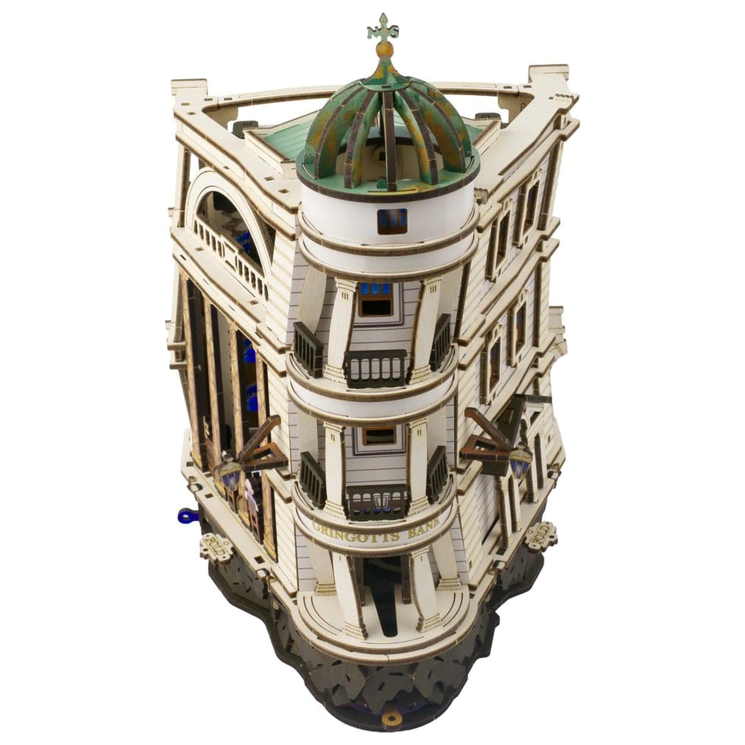 Harry Potter 3D dřevěné puzzle Gringotts Bank Marble Run fotografii produktu