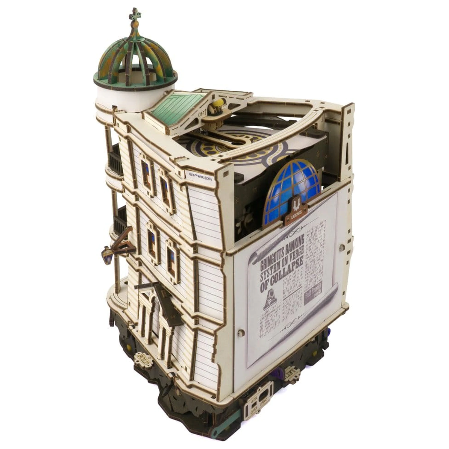 Harry Potter 3D dřevěné puzzle Gringotts Bank Marble Run fotografii produktu