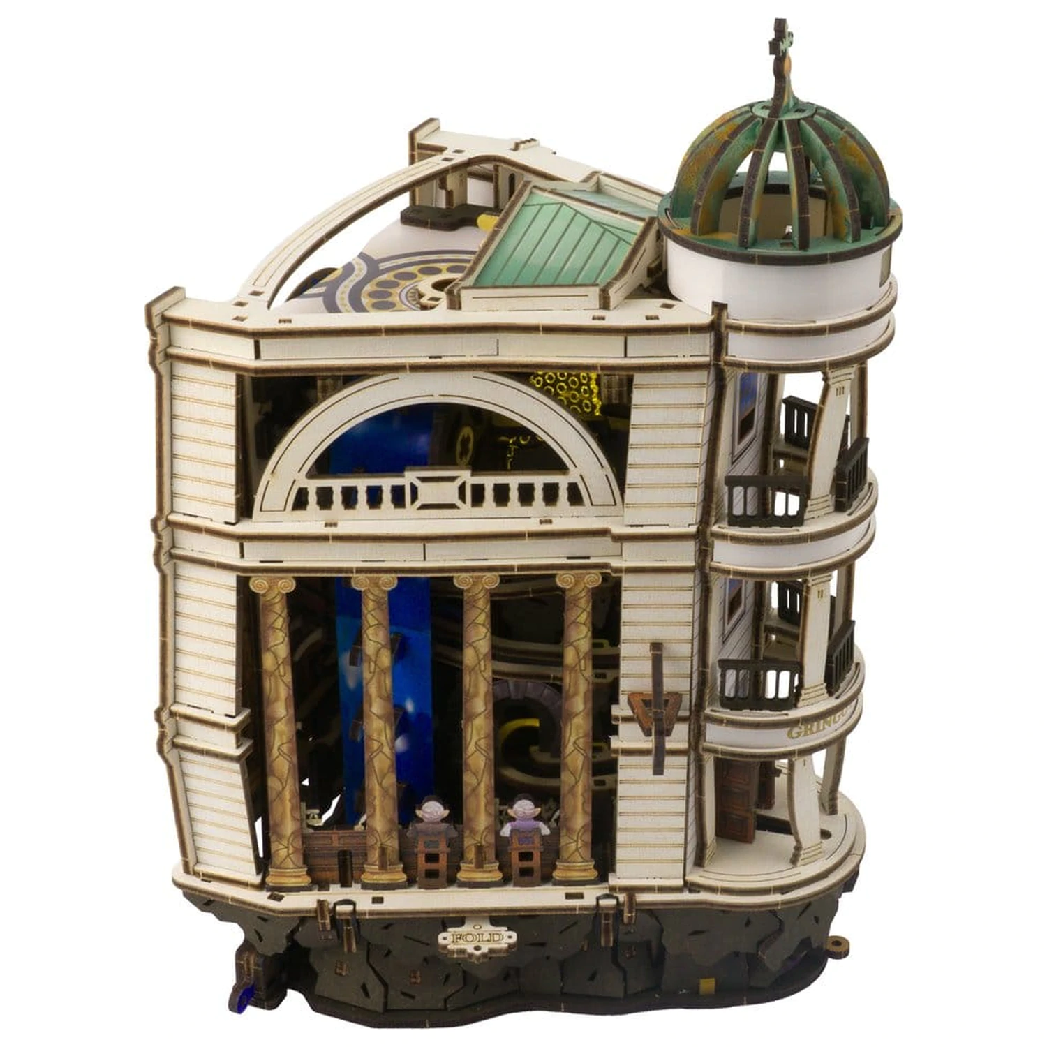 Harry Potter 3D dřevěné puzzle Gringotts Bank Marble Run fotografii produktu