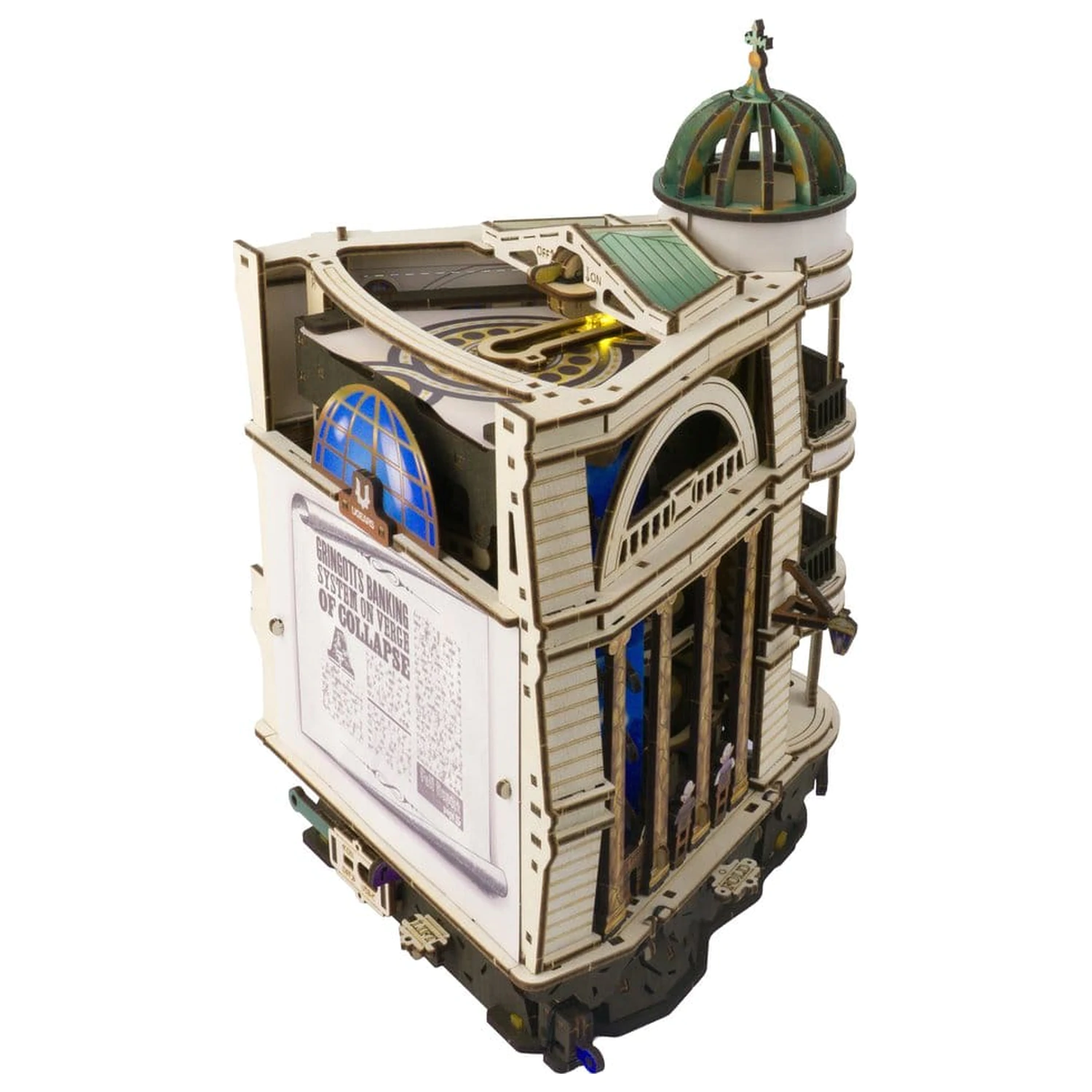 Harry Potter 3D dřevěné puzzle Gringotts Bank Marble Run fotografii produktu