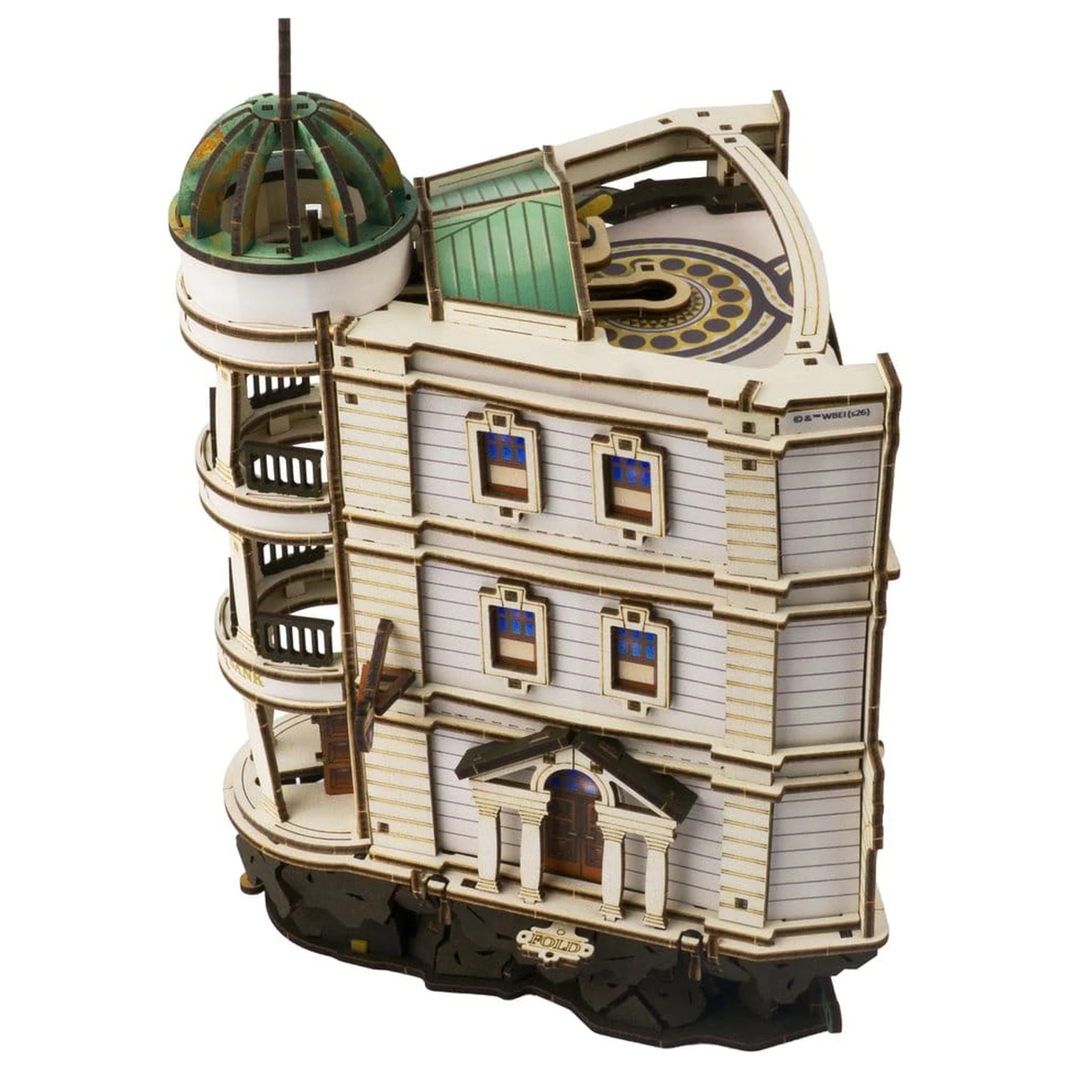 Harry Potter 3D dřevěné puzzle Gringotts Bank Marble Run fotografii produktu