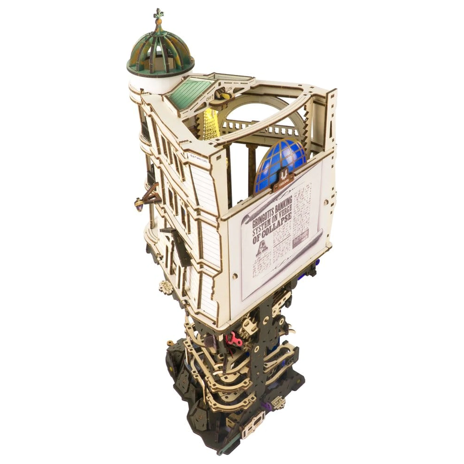 Harry Potter 3D dřevěné puzzle Gringotts Bank Marble Run fotografii produktu